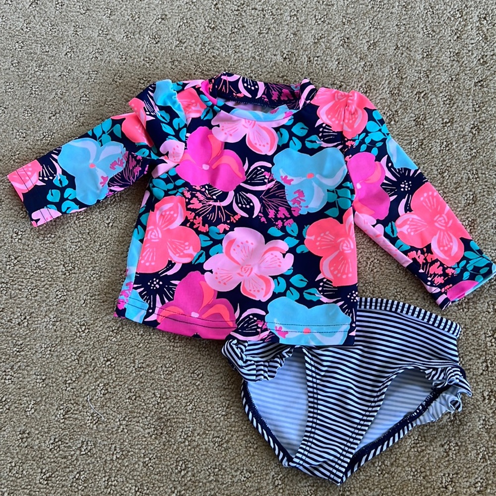 Baby girl two piece swimsuit